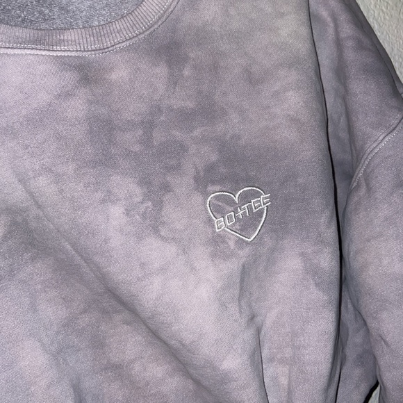 BO+TEE Cropped cinch Sweatshirt - Picture 3 of 3